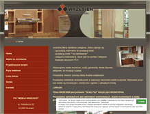 Tablet Screenshot of meble-wrzesien.pl